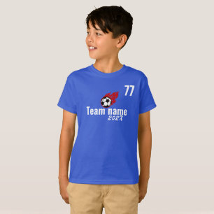 Sportfußballmannschaft Kinderspielplatz Kinderschu T-Shirt
