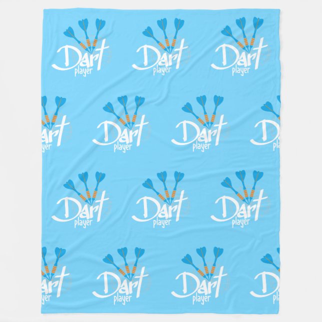 Sportgeräte - 3 Darts - Dart Player 2 Fleecedecke (Vorderseite)