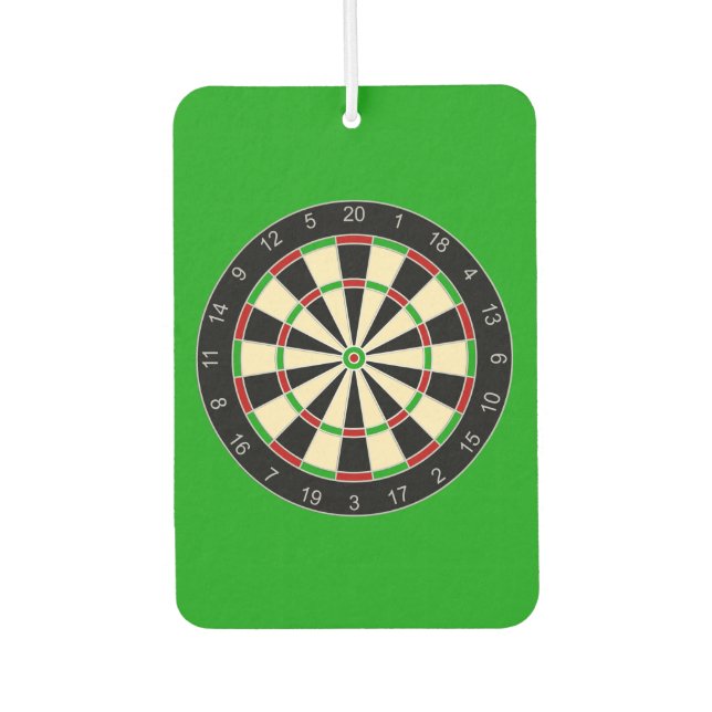 Sportgeräte - Dartboard 1 Autolufterfrischer (Vorderseite)