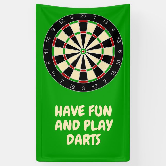 Sportgeräte - Dartboard 1 Banner (Vertikal)
