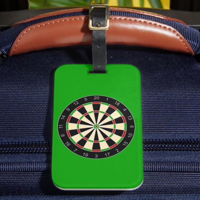 Sportgeräte - Dartboard 1 Gepäckanhänger (Vorderseite Insitu 2)