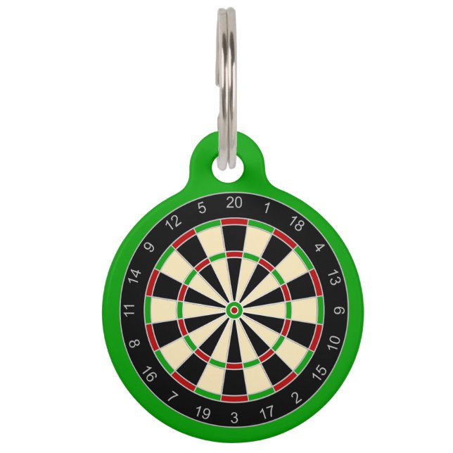 Sportgeräte - Dartboard 1 Haustiermarke (Vorderseite)