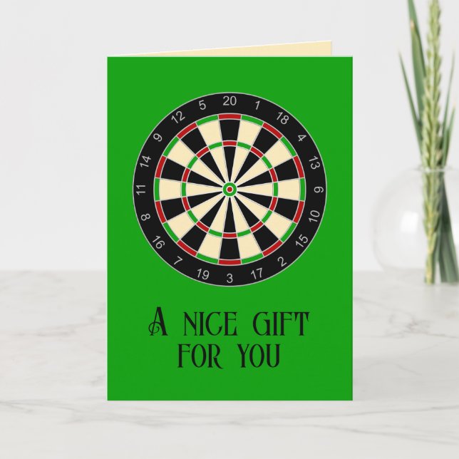 Sportgeräte - Dartboard 1 Karte (Vorderseite)