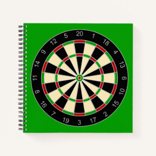 Sportgeräte - Dartboard 1 Notizbuch