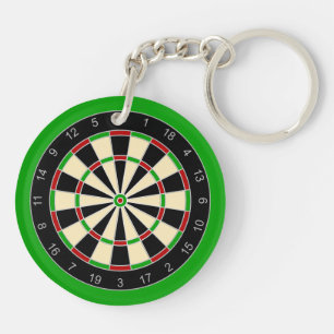 Sportgeräte - Dartboard 1 Schlüsselanhänger