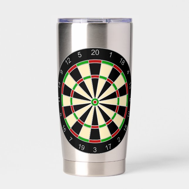 Sportgeräte - Dartboard 1 Thermobecher (Vorderseite)