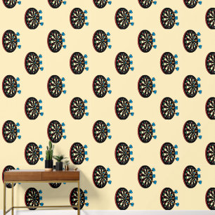 Sportgeräte - Tafel mit 3 Dartbrettern 1 Tapete