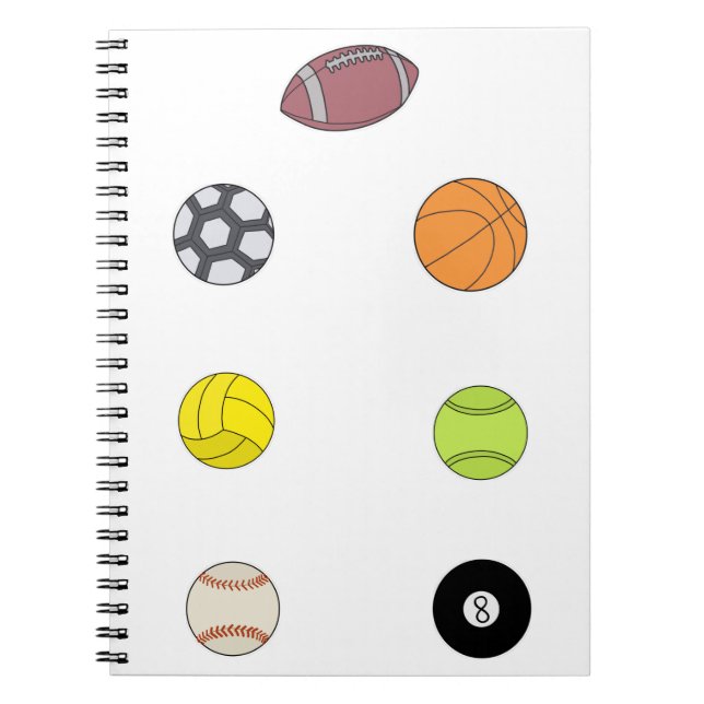 Sporthallen Notizblock (Vorderseite)