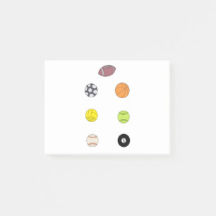 Sporthallen Post-it Klebezettel