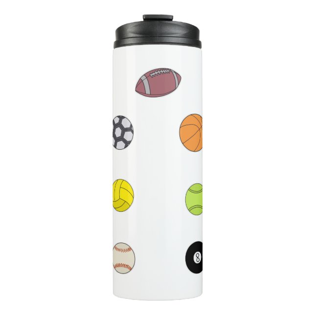 Sporthallen Thermosbecher (Vorderseite)