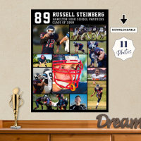 Sporthochschule Senior 11 Foto Collage Grad Fo