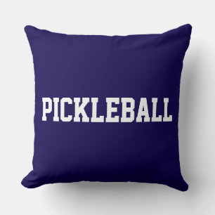 Sportiger Spaß Weißer PICKLEBALL-Text auf kräftige Kissen
