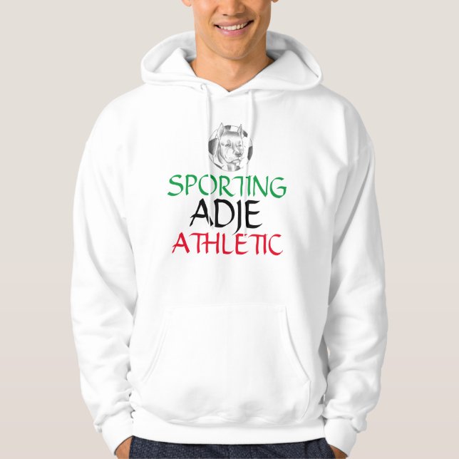 Sporting Adje Athletic Hoodie von Adrian Trevor (Vorderseite)