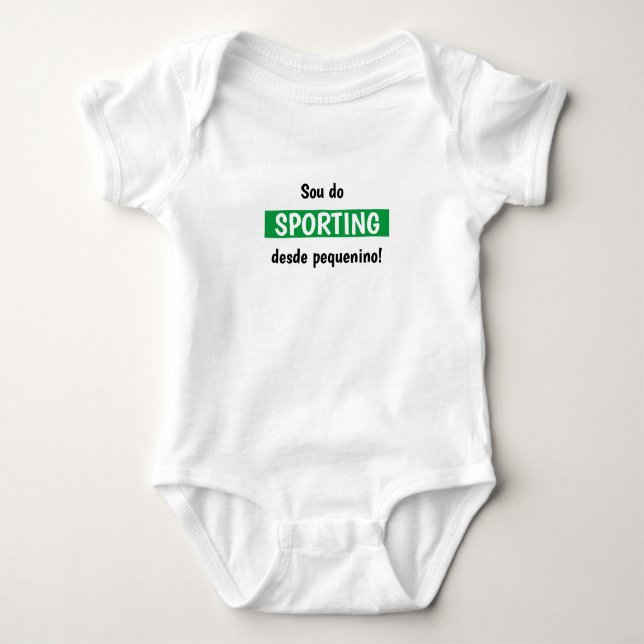 Sporting Baby Jersey Bodysuit Strampler (Vorderseite)