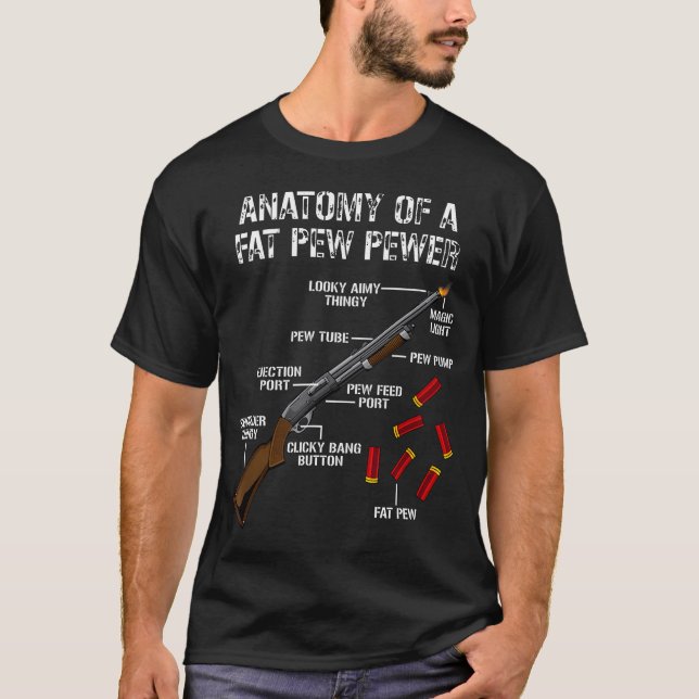 Sporting Clays -Clay Target Schießen -Trap T-Shirt (Vorderseite)