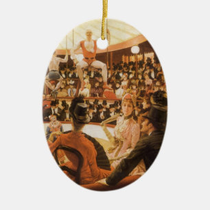 Sporting Ladys (alias Circus Lover) von James Tiss Keramikornament