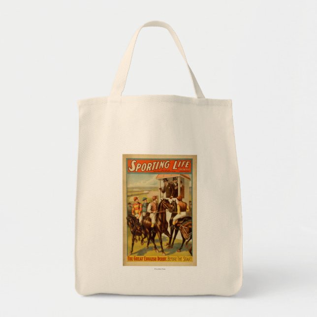 Sporting Life - The Great English Derby Theater Tragetasche (Vorne)