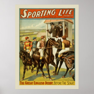 Sporting Life Theater Ad Poster