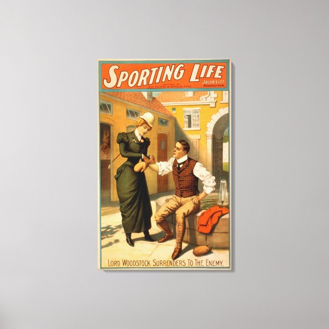 Sporting LifeBoxer Boxer Theater Poster Leinwanddruck (Vorderseite)