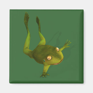 Sportive Frog Magnet