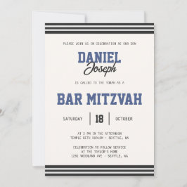 Sportjacke Bar Mitzvah Einladung