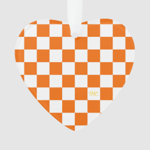 Sportkarton INITIALS Orangefarbenes Team Ornament