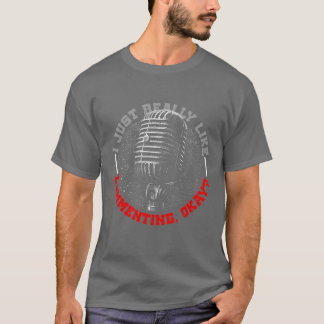 Sportkommentator ich kommentiere einfach gerne Oka T-Shirt