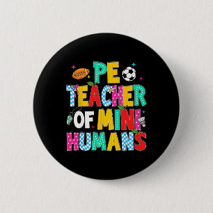 Sportlehrer CK Zur Schule Sportunterricht Turnhall Button