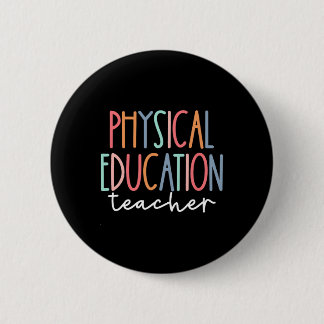 Sportlehrer Sport P.e. Zurück in die Schule Button