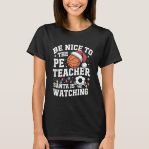 Sportlehrer Weihnachten Sportunterricht Xmas T-Shirt