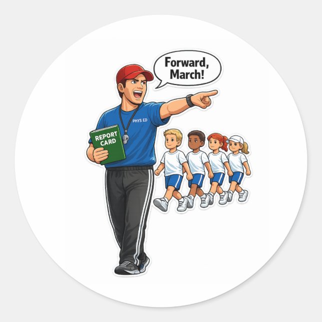 Sportlehrertraining Kids Aufkleber (Vorderseite)
