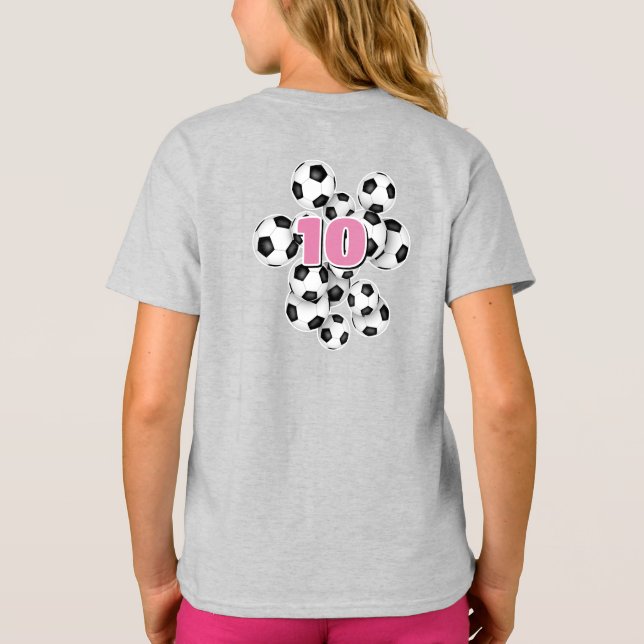 Sportler-Name T-Shirt (Rückseite)