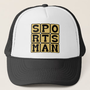 Sportler, Teilnehmer Truckerkappe