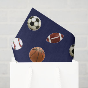 Sportlich gestaltetes Geschenk-Tissue-Papier Seidenpapier