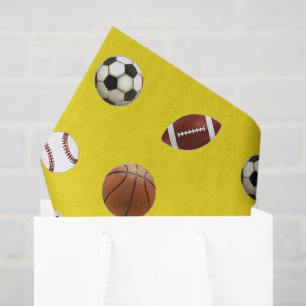 Sportlich gestaltetes Geschenk-Tissue-Papier Seidenpapier