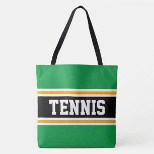 Sportlich Grün Schwarz Orange TENNIS Rennstreifen