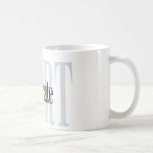 Sportlich versierte Tasse