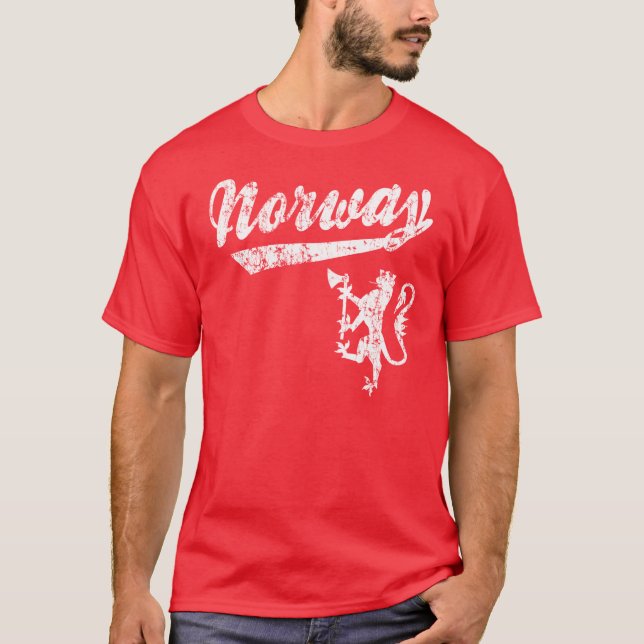 Sportliche Art Norwegens T-Shirt (Vorderseite)