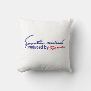 Sportliche Auto-T-Shirt-Gestaltung Kissen
