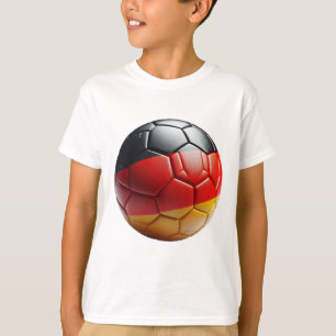 Sportliche Mode für Fans Deutsche Stolz Fußball T-Shirt