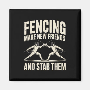 Sportliche Neuheit für Männer Frauen Fencer Fencin Magnet