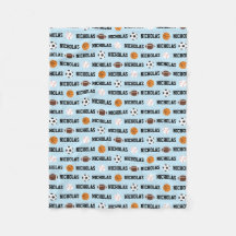 Sportliche Personalisierte Decke