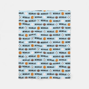 Sportliche Personalisierte Decke