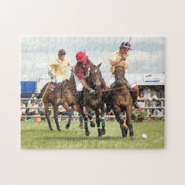 SPORTLICHE PFERDE PUZZLE (Horizontal)