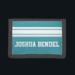 Sportliche Streifen Personalisiert Kids Boys Brief Tri-fold Geldbeutel<br><div class="desc">Personalisieren Sie diese Brieftasche mit dem Namen Ihres Kindes. Sie können auch die Farbe,  Größe und den Stil des Schriftartes ändern,  indem Sie auf die Schaltfläche Den  anpassen klicken (der aktuelle Schriftart ist Superstar). Bitte schicken Sie mir irgendwelche Fragen.</div>