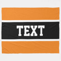 Sportlicher athletischer Orange-Schwarz-weißer Str