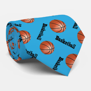 Sportlicher Basketball des Baby-Blau-Hintergrund- Krawatte