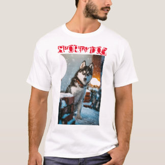 sportlicher Hund T-Shirt