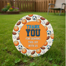 Sportliches Geburtstags-Dankeschön-Karten mit Foto