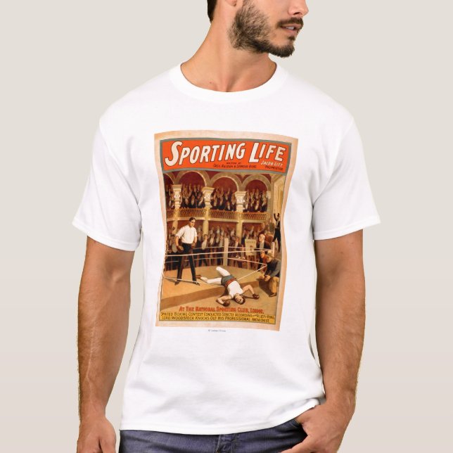 "Sportliches Lebens-" T-Shirt (Vorderseite)